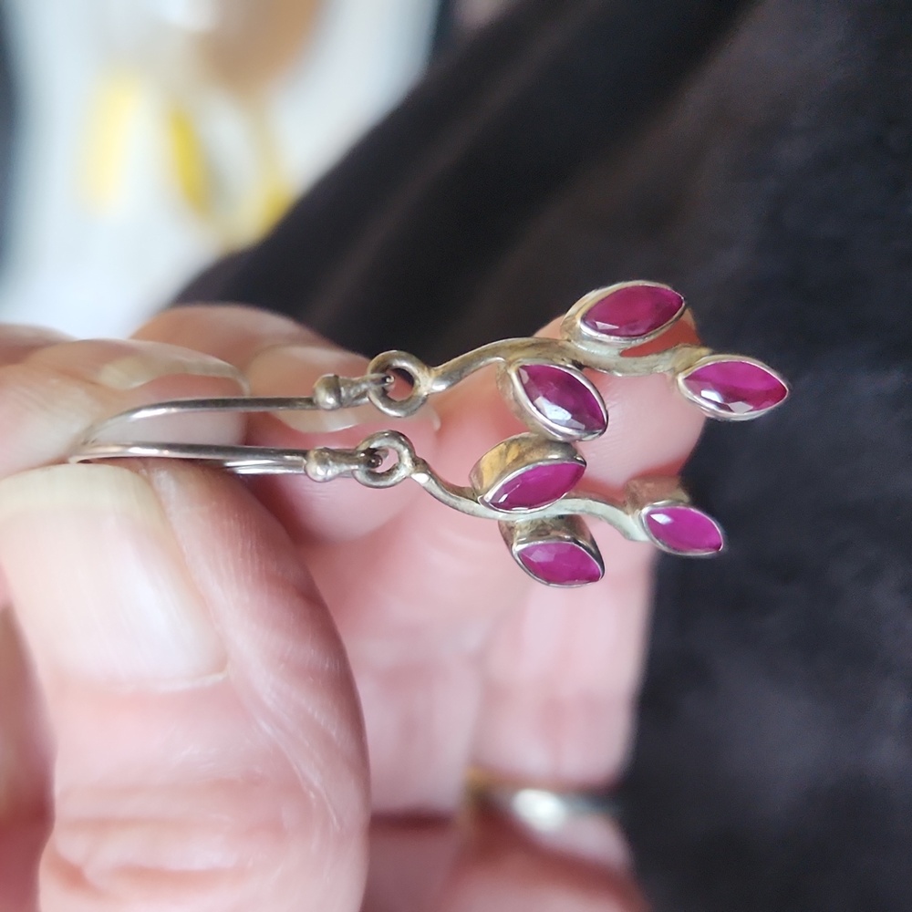 Ruby Earrings - Picture 3 of 5